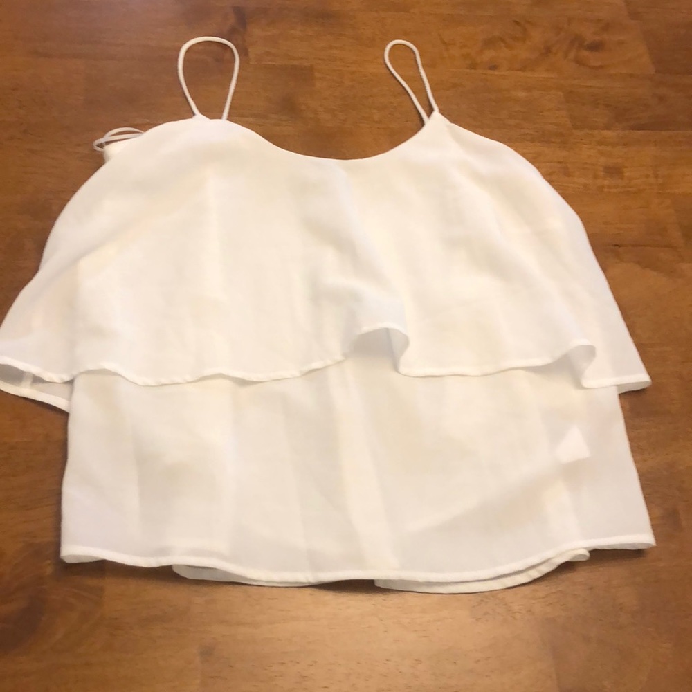 Cute Spaghetti Strap Blouse